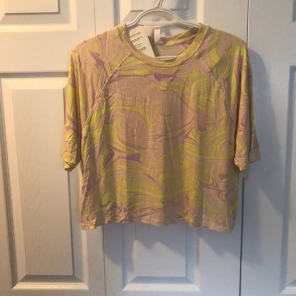 Fabletics Loveday Short Sleeve Raglen Tee - Picture 1 of 3